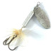 Vintage  Yakima Bait Worden’s Original Rooster Tail, 1/4oz Silver spinning lure #3657