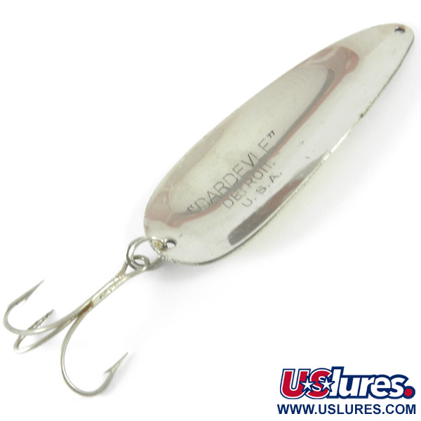 Vintage  Eppinger Dardevle, 1oz Nickel fishing spoon #3676