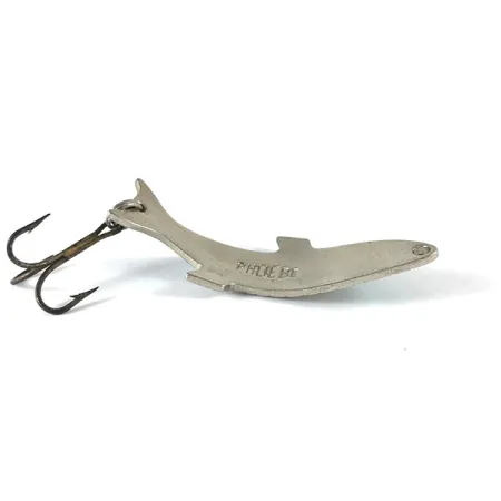 Vintage Acme Phoebe, 3/16oz Nickel / Blue fishing spoon #3687