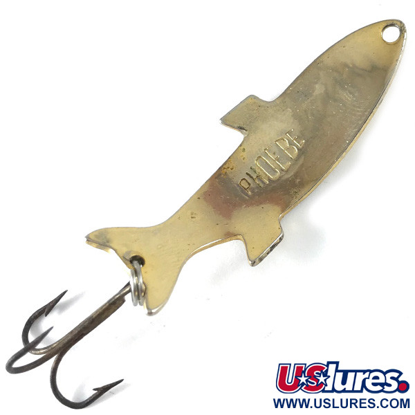 Vintage Acme Phoebe, 1/4oz Gold fishing spoon #3688