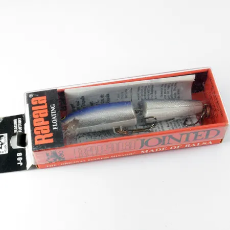 Rapala Jointed J-9B, 3/16oz Light Blue fishing lure #3699