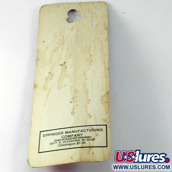  Eppinger Dardevle Imp, 2/5oz Black / White / Nickel fishing spoon #3704