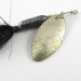 Vintage  Yakima Bait Worden’s Original Rooster Tail 1, 3/32oz Silver / Black spinning lure #3712