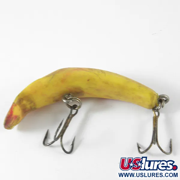 Vintage  Yakima Bait Worden Flatfish , 3/16oz Yellow fishing lure #3720