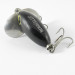 Vintage   Fred Arbogast Jitterbug , 1/4oz Black / Silver fishing lure #3722