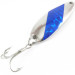 Vintage  Weaver Lure Ruber Grabber, 1/4oz Nickel / Blue fishing spoon #3729