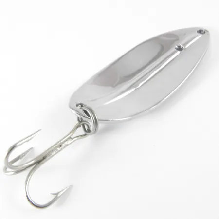 Vintage TODDCO Main liner , 2/5oz Nickel / Green fishing spoon #3737