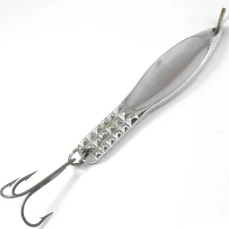 Vintage Spoofer , 3 1/2oz Nickel fishing spoon #3748