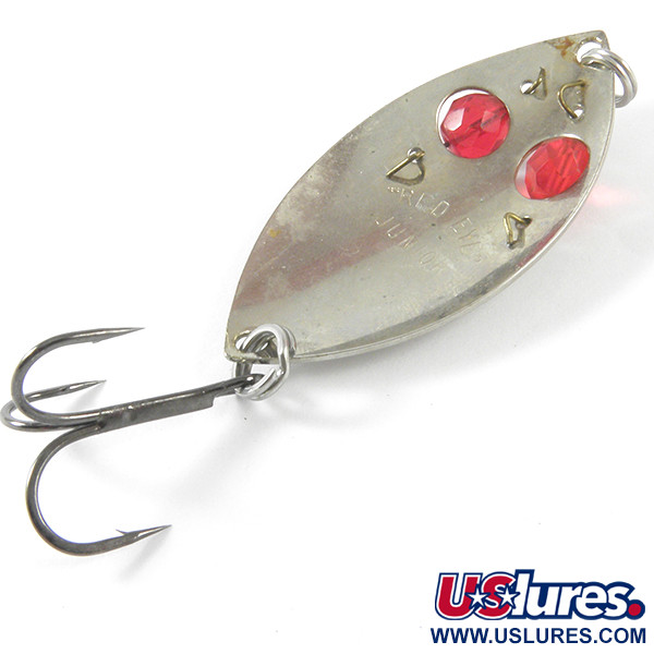 Vintage  Eppinger Red Eye junior, 1/2oz Nickel / Red fishing spoon #3752