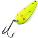 Vintage  Eppinger Dardevle Rok't Imp UV, 3/4oz Fluorescent Yellow / Copper UV Glow in UV light, Fluorescent fishing spoon #3757