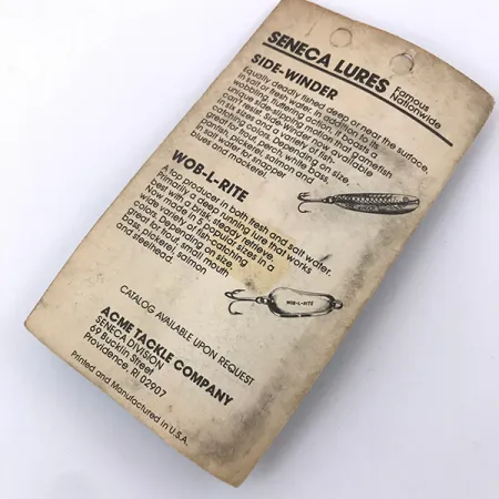 Seneca Little Cleo (Hula Girl), 1/3oz Nickel / Orange fishing spoon #3768