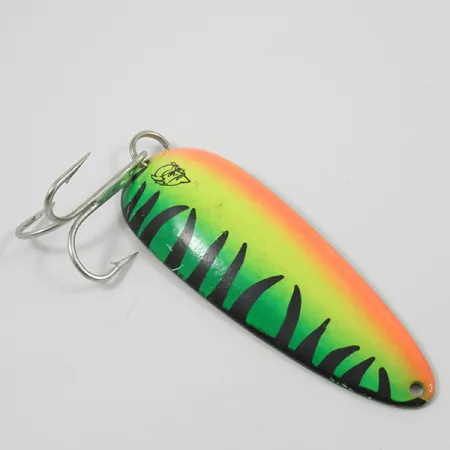 Vintage Eppinger Dardevle, 1oz FireTiger fishing spoon #3776