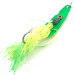 Vintage  Northland tackle Weedless Jaw-Breaker, 1/2oz Yellow / Green UV Glow in UV light, Fluorescent fishing spoon #3787