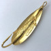 Vintage   Weedless Johnson Silver Minnow, 1/3oz Gold fishing spoon #3791