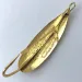 Vintage   Weedless Johnson Silver Minnow, 1/3oz Gold fishing spoon #3791