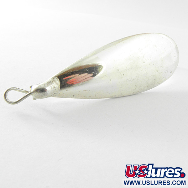 Vintage   Weedless Johnson Silver Minnow, 1/3oz Silver (Silver Plated) fishing spoon #3792