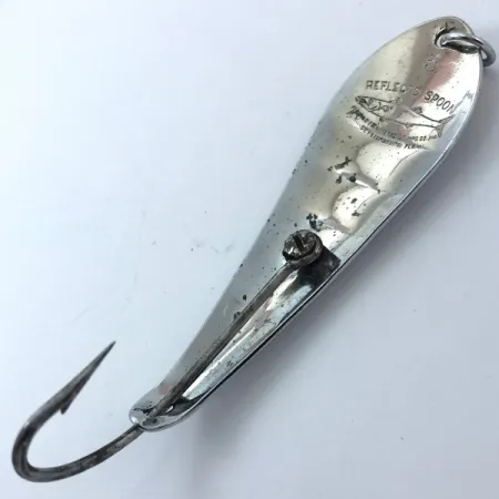 Vintage Luhr Jensen Reflecto #5, 3/4oz Nickel fishing spoon #3793