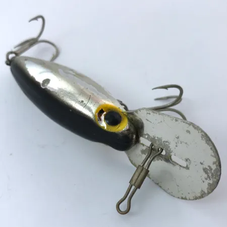 Vintage Storm Hot'N'Tot Thin Fin, 2/5oz Silver / Black fishing lure #3796