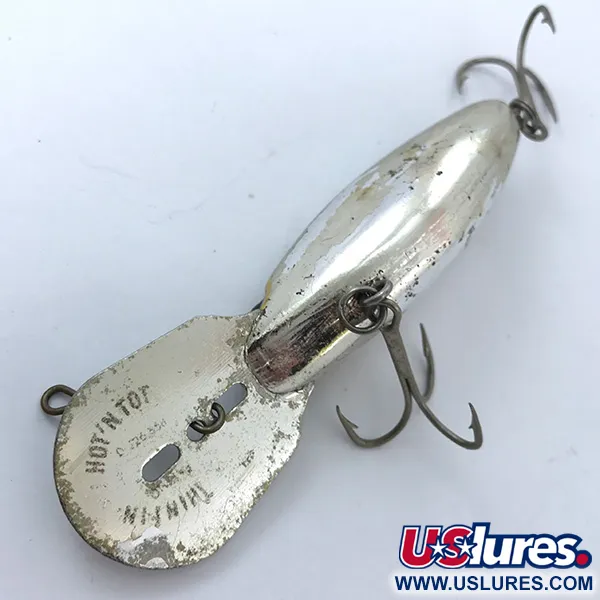 Vintage Storm Hot'N'Tot Thin Fin, 2/5oz Silver / Black fishing lure #3796