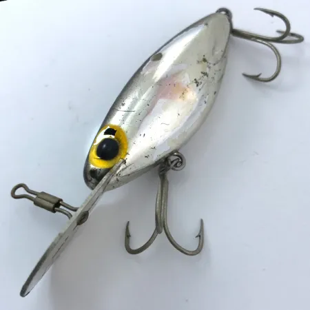 Vintage Storm Hot'N'Tot Thin Fin, 2/5oz Silver / Black fishing lure #3796
