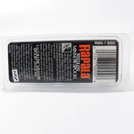 Weedless Rapala Minnow Spoon, 1/2oz Light Blue / Silver fishing spoon #3818