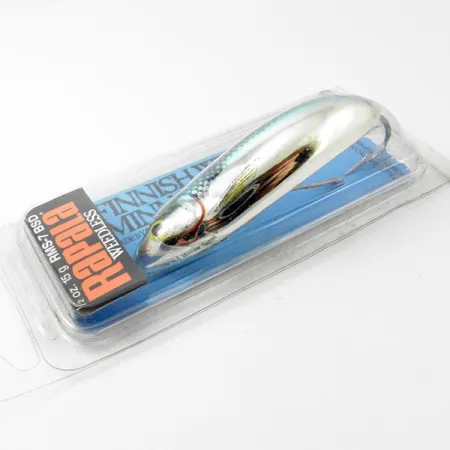 Weedless Rapala Minnow Spoon, 1/2oz Light Blue / Silver fishing spoon #3818