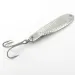 Vintage   Hopkins shorty 75, 3/4oz Hammered Nickel fishing spoon #3821