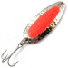 Vintage   Blue Fox Pixee , 1/2oz Hammered Nickel / Orange fishing spoon #3834