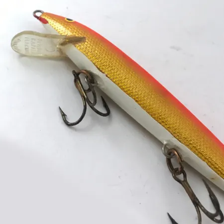 Vintage Rapala Original Floater, 3/16oz Orange fishing lure #3835