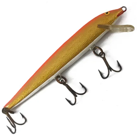 Vintage Rapala Original Floater, 3/16oz Orange fishing lure #3835