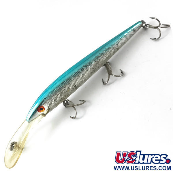 Vintage Rebel Spoonbill Minnow , 1/2oz Silver fishing lure #3836