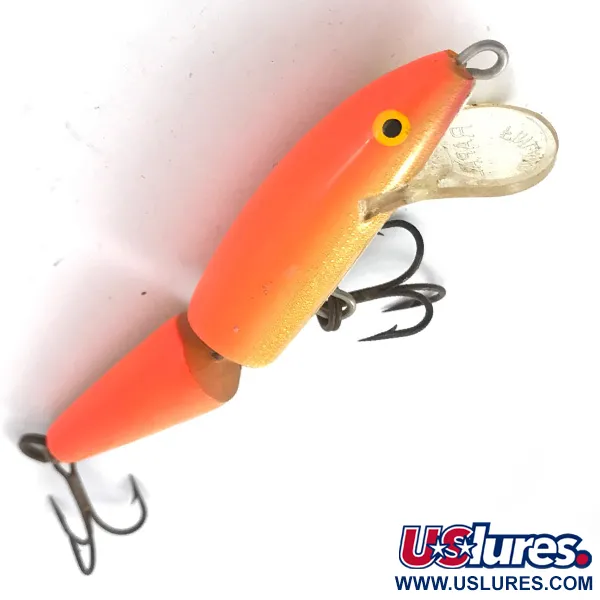 Vintage RAPALA Rapala Jointed J -9, 3/16oz Orange #3837