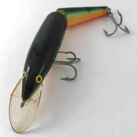 Vintage Rapala RAPALA FLOATING MAGNUM, 3/5oz Tiger fishing spoon #3838