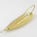 Vintage   Weedless Johnson Silver Minnow, 3/4oz Gold fishing spoon #3844