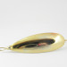 Vintage   Weedless Johnson Silver Minnow, 3/4oz Gold fishing spoon #3844