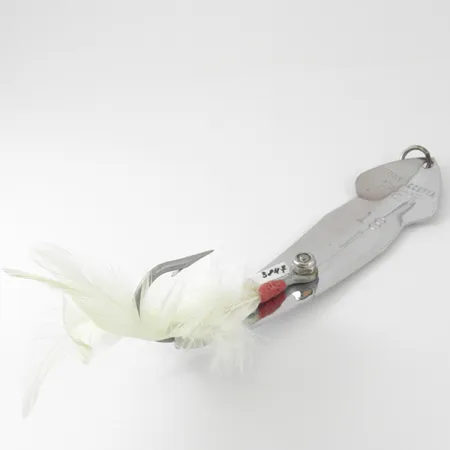 Vintage Tony Accetta Pet Spoon 18, 1 1/3oz Nickel fishing spoon #3847