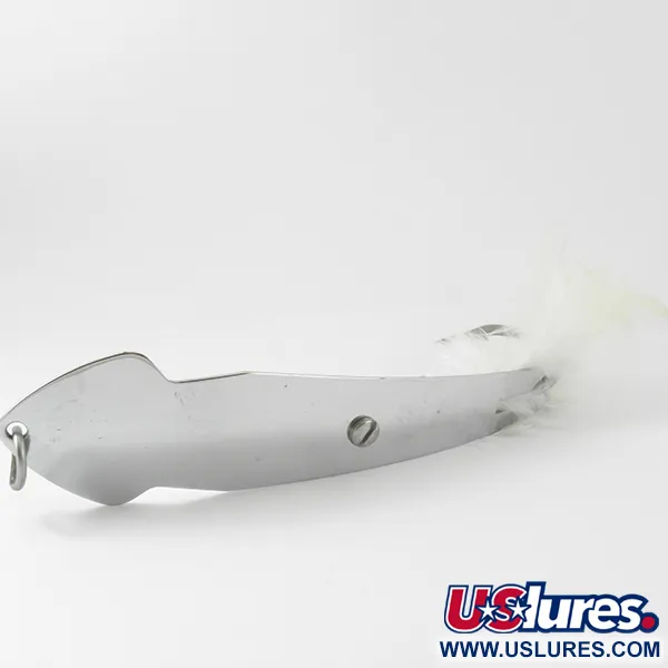 Vintage Tony Accetta Pet Spoon 18, 1 1/3oz Nickel fishing spoon #3847