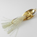 Vintage   Nemire Lures Red Ripper, 3/5oz Gold fishing spoon #3850