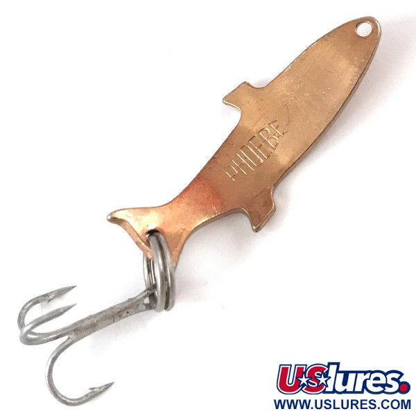 Vintage  Acme Phoebe, 3/32oz Copper fishing spoon #3858