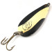 Vintage  Eppinger Dardevle Midget, 3/16oz Black / White / Nickel fishing spoon #3861