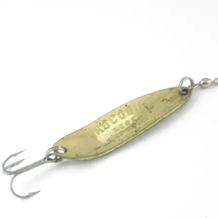 Vintage Luhr Jensen Krocodile Die #3, 1/3oz Frog fishing spoon #3866