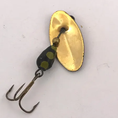 Vintage Panther Martin, 1/16oz Black / Gold spinning lure #3877