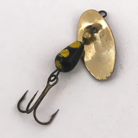 Vintage Panther Martin 2, 1/16oz Gold / Black / Green spinning lure #3879
