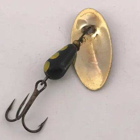 Vintage Panther Martin 4, 1/8oz Black / Brass spinning lure #3883