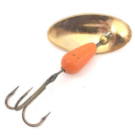 Vintage Panther Martin 4, 1/8oz Gold / Orange spinning lure #3885