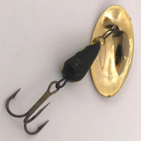 Vintage Panther Martin 6, 3/16oz Gold / Black spinning lure #3886