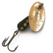 Vintage   Panther Martin 6, 3/16oz Gold / Black spinning lure #3886