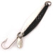 Vintage  Luhr Jensen Needlefish 2, 3/32oz Black / White / Nickel fishing spoon #3889