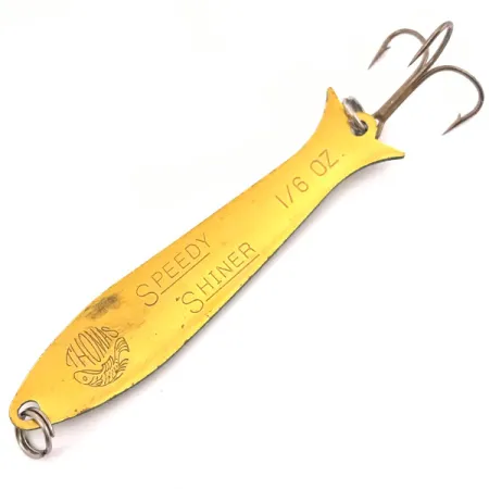 Vintage Thomas Speedy Shiner, 3/16oz Frog fishing spoon #3891