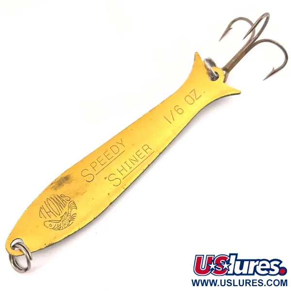 Vintage   Thomas Speedy Shiner, 3/16oz Frog fishing spoon #3891